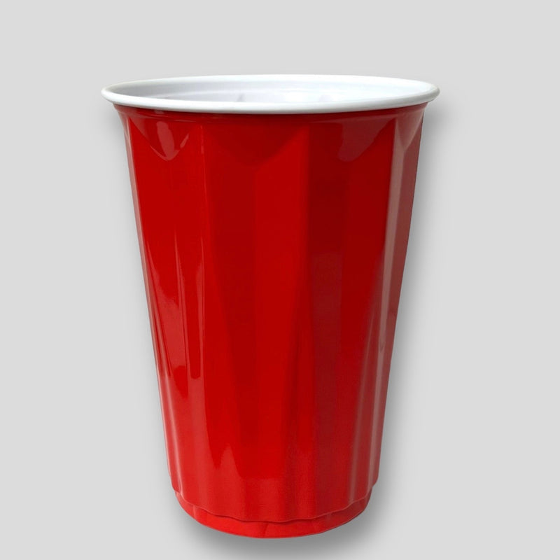 16/18 oz. Red Plastic Cold Cup, Polypropylene