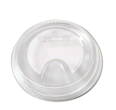 Cold Cup Lid, Sip Style, Compostable, Fits: 16, 20 & 24oz, PLA.