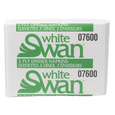 White 2 Ply Dinner Napkin 8 Fold. 200 pack - Shop Eco-Friendly Cups, cutlery & containers online - G & L Distributors Ltd.