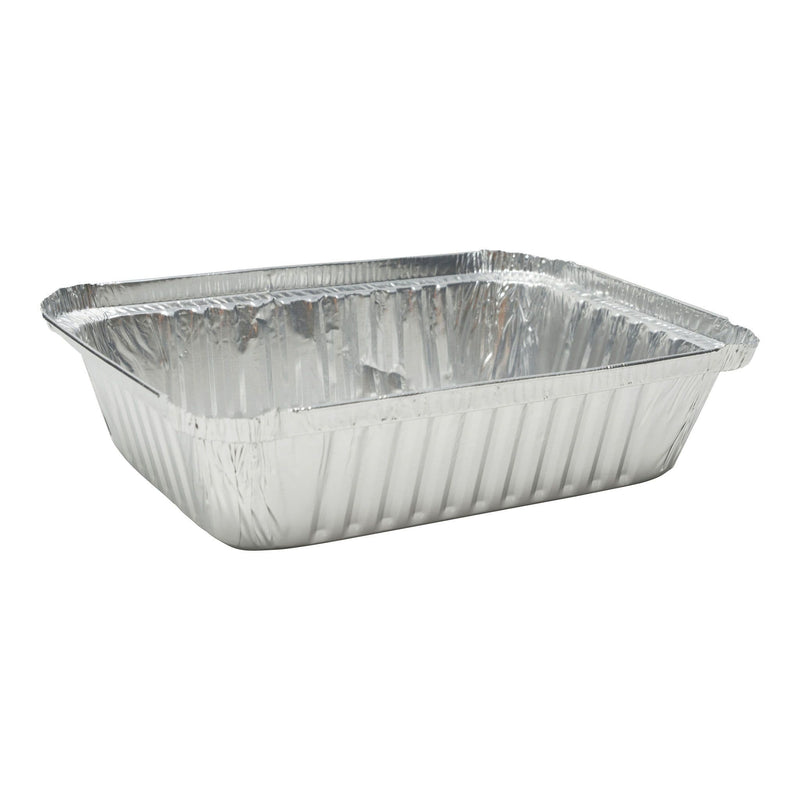 8" x 5" Large Foil Rectangular Container - Shop Eco-Friendly Cups, cutlery & containers online - G & L Distributors Ltd.
