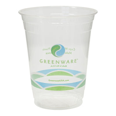 16/18 oz Clear Plastic Cup-Stock Print. - Shop Eco-Friendly Cups, cutlery & containers online - G & L Distributors Ltd.