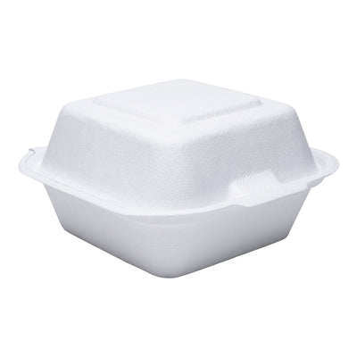 Medium sandwich Container 5.7” x 5.7” x 3” - Shop Eco-Friendly Cups, cutlery & containers online - G & L Distributors Ltd.