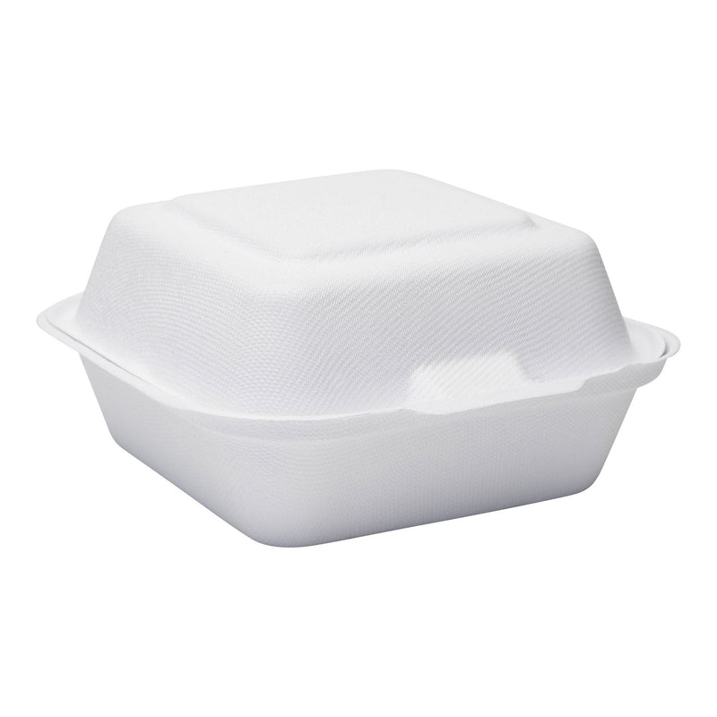 Large Sandwich Container 5.9x6.1x3.4. Pack 400 - Shop Eco-Friendly Cups, cutlery & containers online - G & L Distributors Ltd.