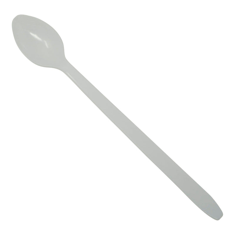 8” White Polystyrene Soda Spoon. - Shop Eco-Friendly Cups, cutlery & containers online - G & L Distributors Ltd.