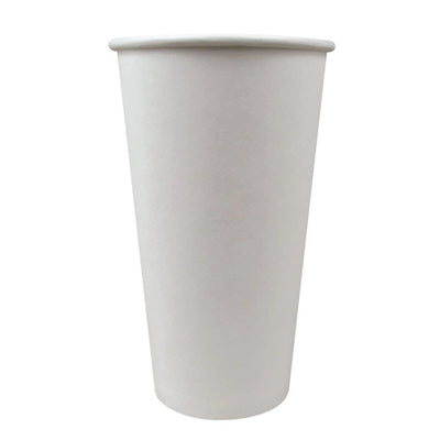 20oz White Paper Hot Cup. - Shop Eco-Friendly Cups, cutlery & containers online - G & L Distributors Ltd.
